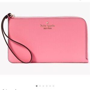 Kate Spade Blossom Pink Leather Wristlet